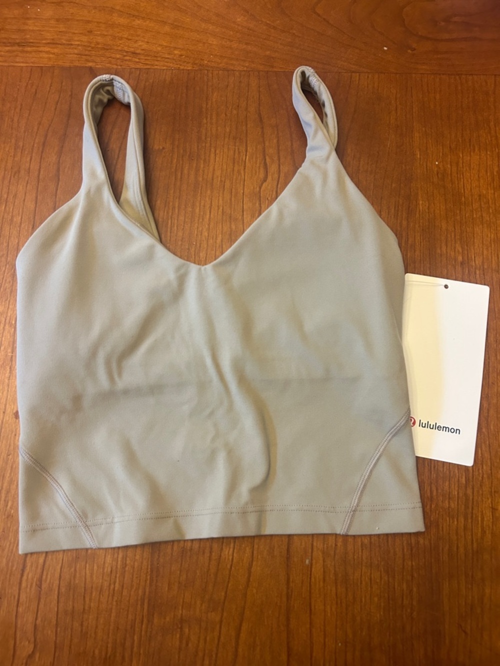 Lululemon Women’s Align Tank Top SHOK Sheer Oak Gray Size 0 New w/tag $68